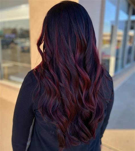 hair ideas dark hair|funky dark hair color ideas.